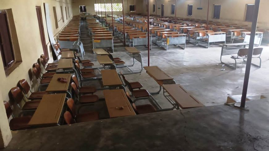 Examination Hall equipped by MTN